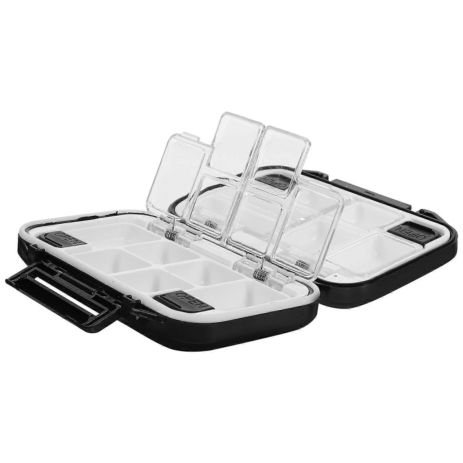 Fishing Lure Box Impact Resistant Storage Regular Use ABS Material 1Pack