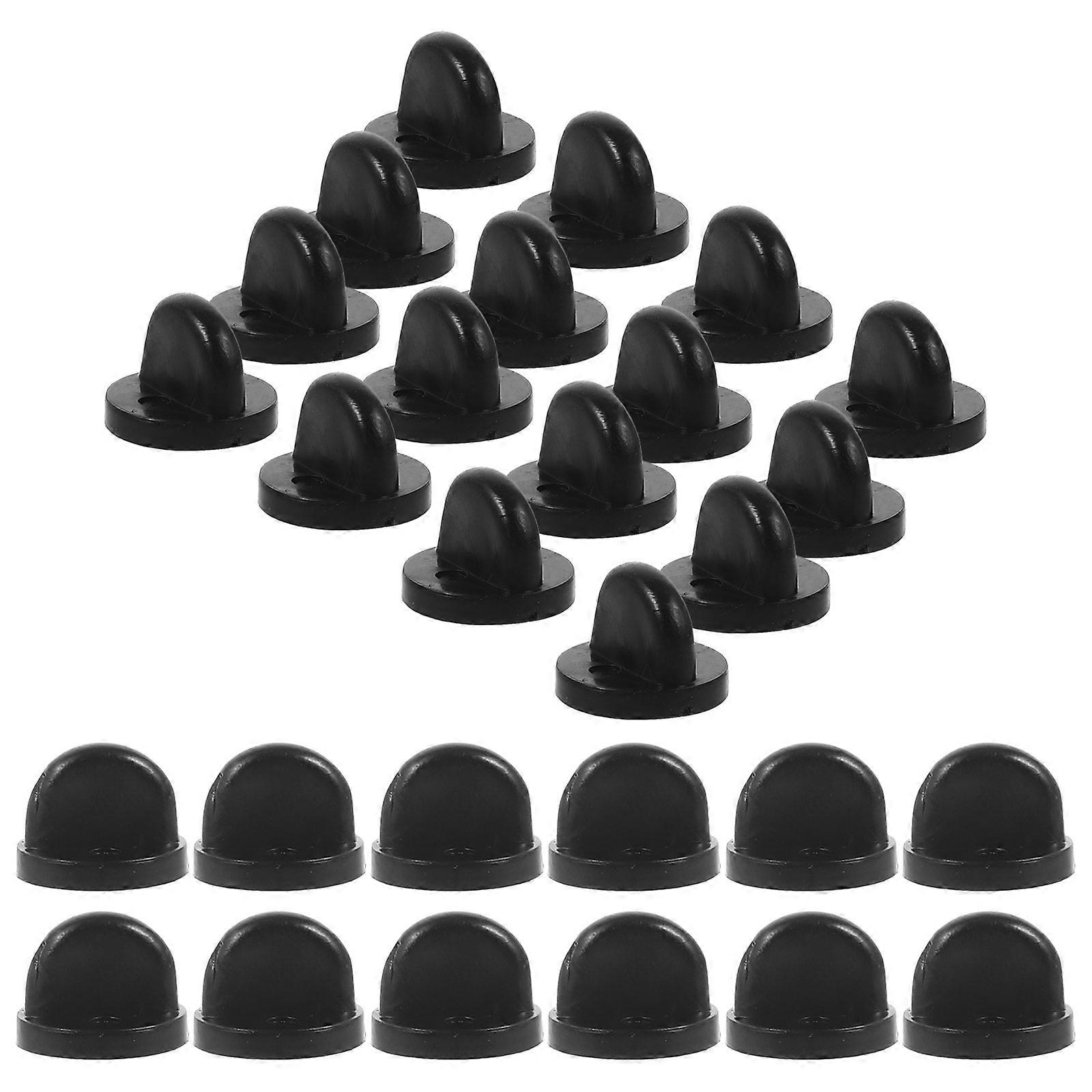 Plastic Locking Pin Backs Lapel Pin Clutch for 400Pcs Crafts Use