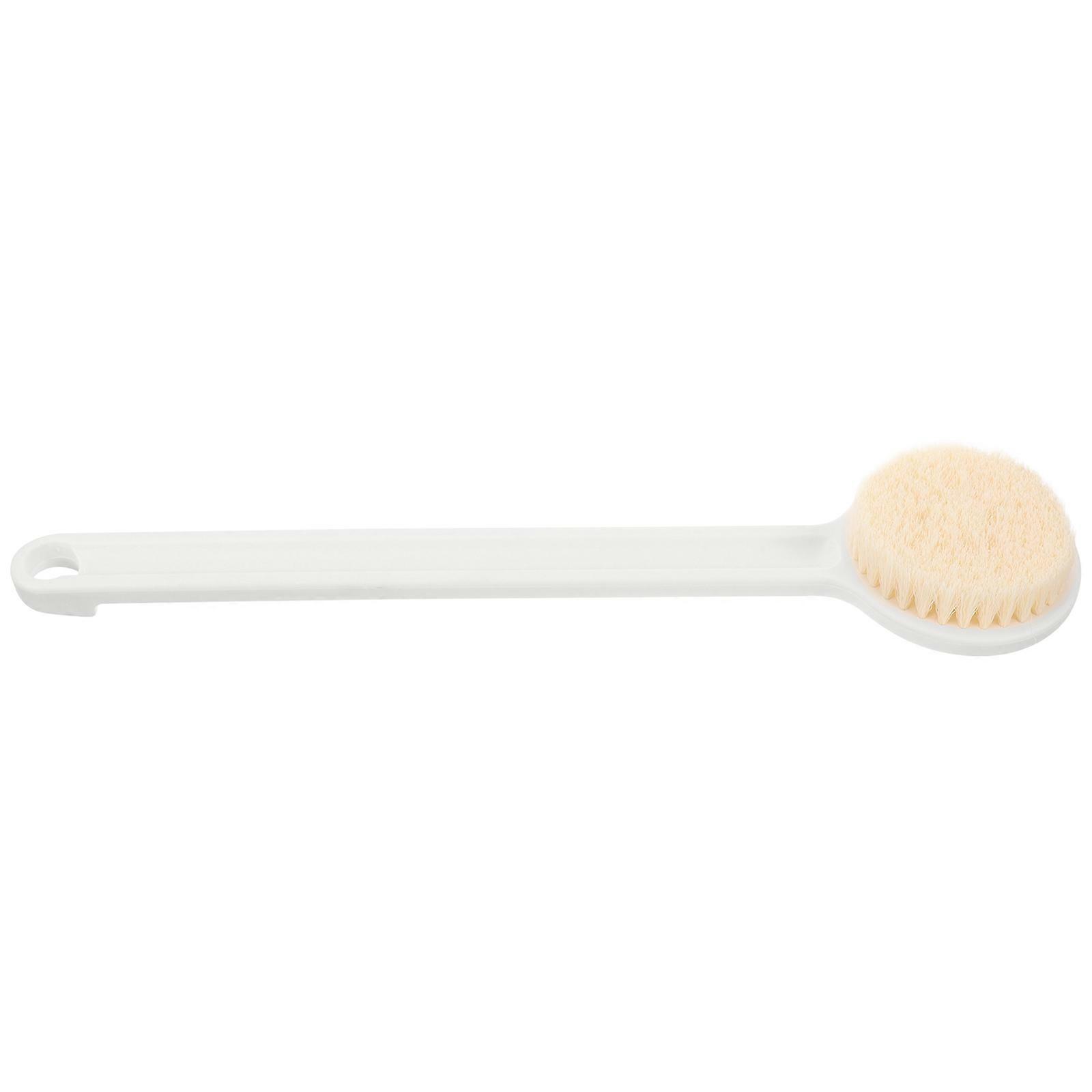 Bath Brush Back Scrubber 3Pcs White Body Brush Set
