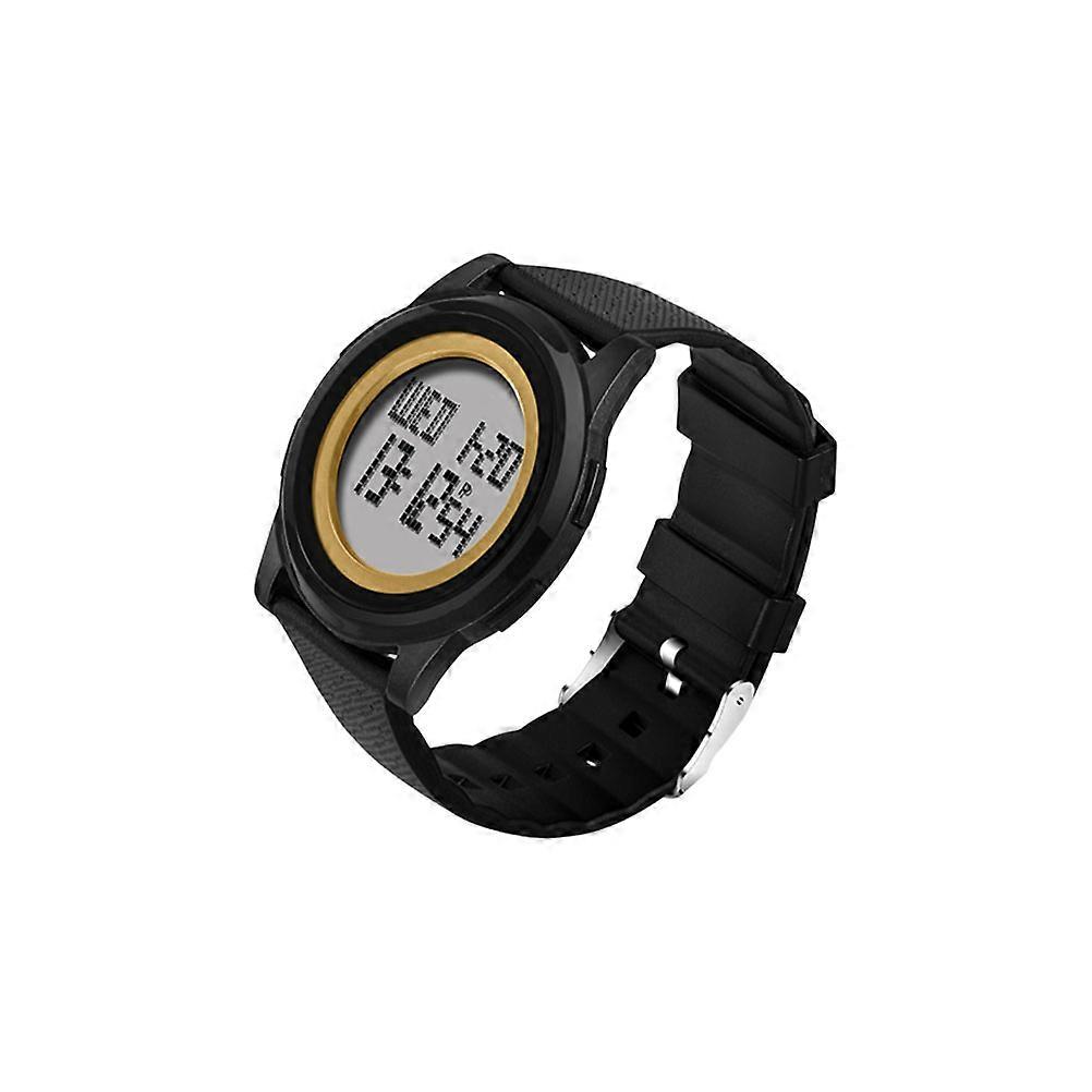 Golden Outdoor Watch for Swimming 2Pcs Waterproof Multi Function Electronic Watch