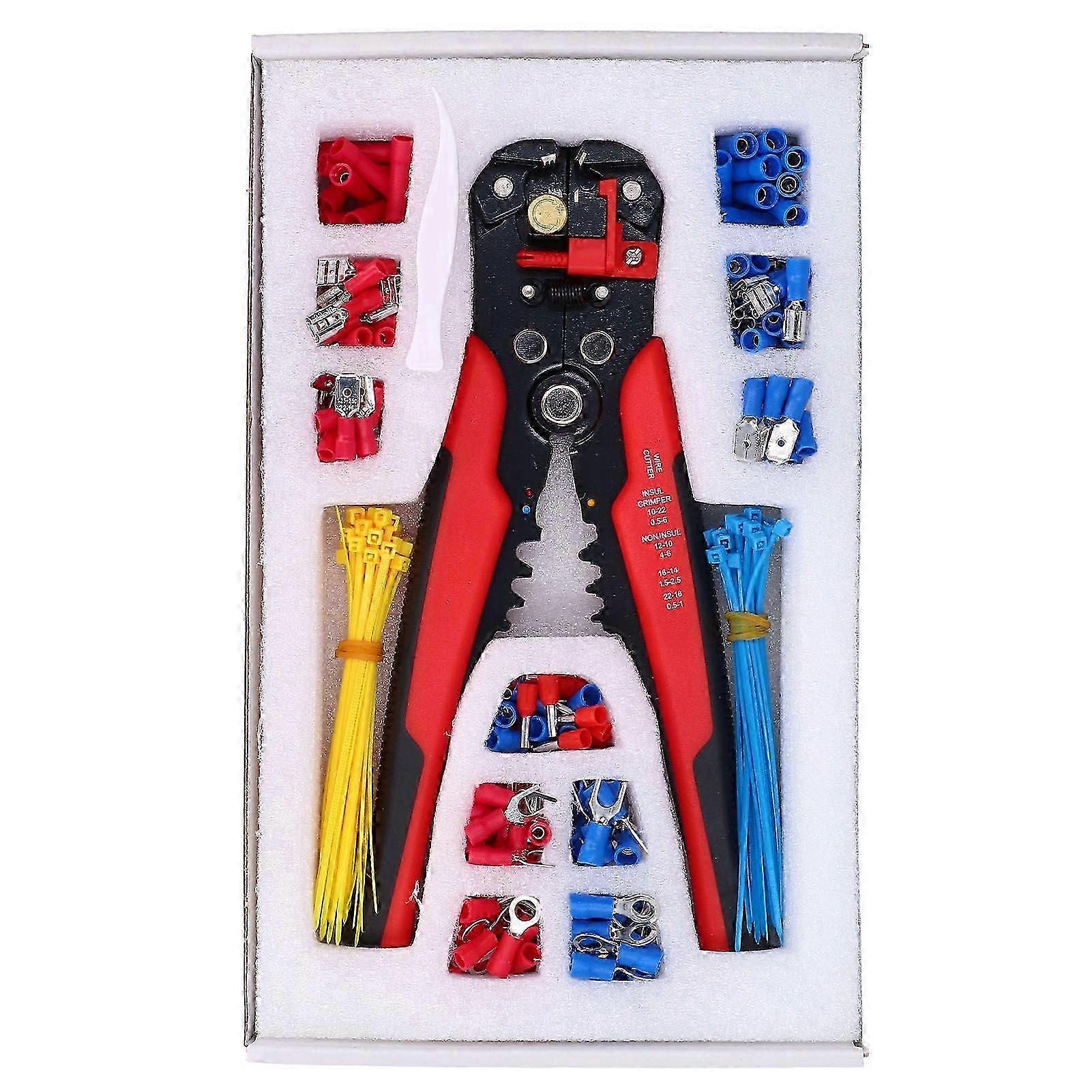 High quality  260-piece set of cold-pressed terminals, tube-type terminals,