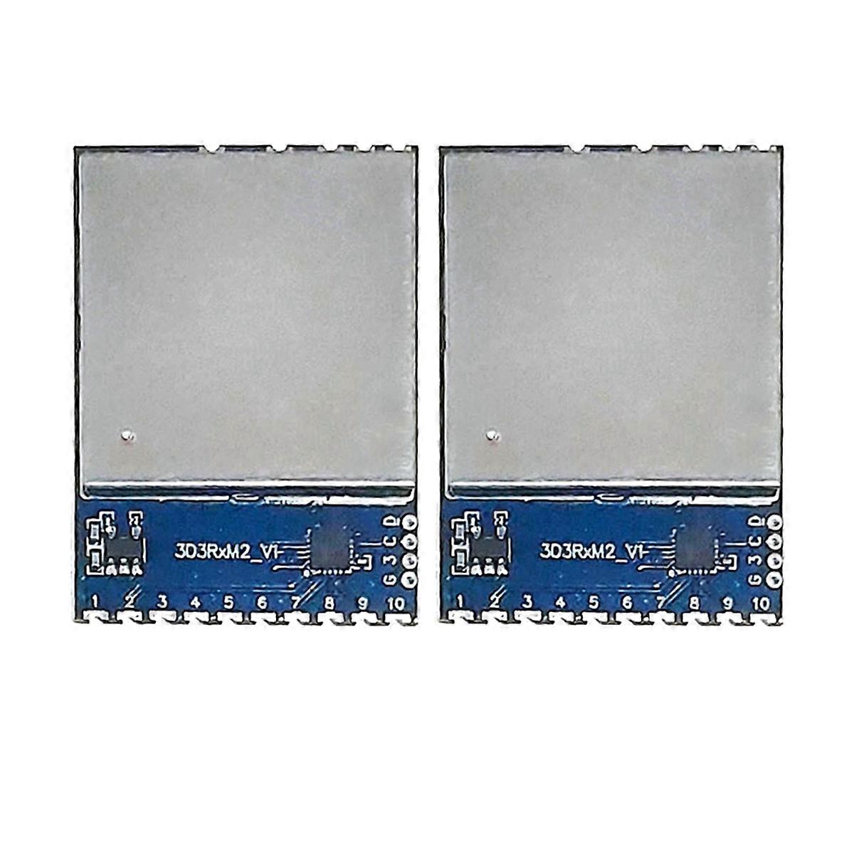 2PCS 3.3G FPV VRX Receiver Module 3D3RxM2 16CH Wireless Analog