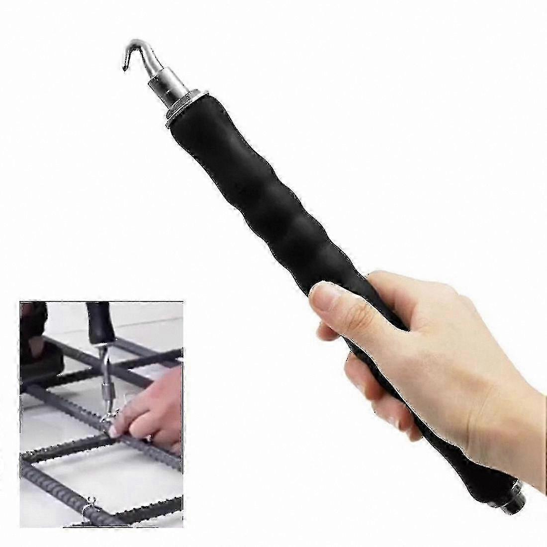 Construction Wire Twisting Tool, Semi-Automatic Retractable Hook for Rebar Tying, Durable Hand Tool for Building Sites