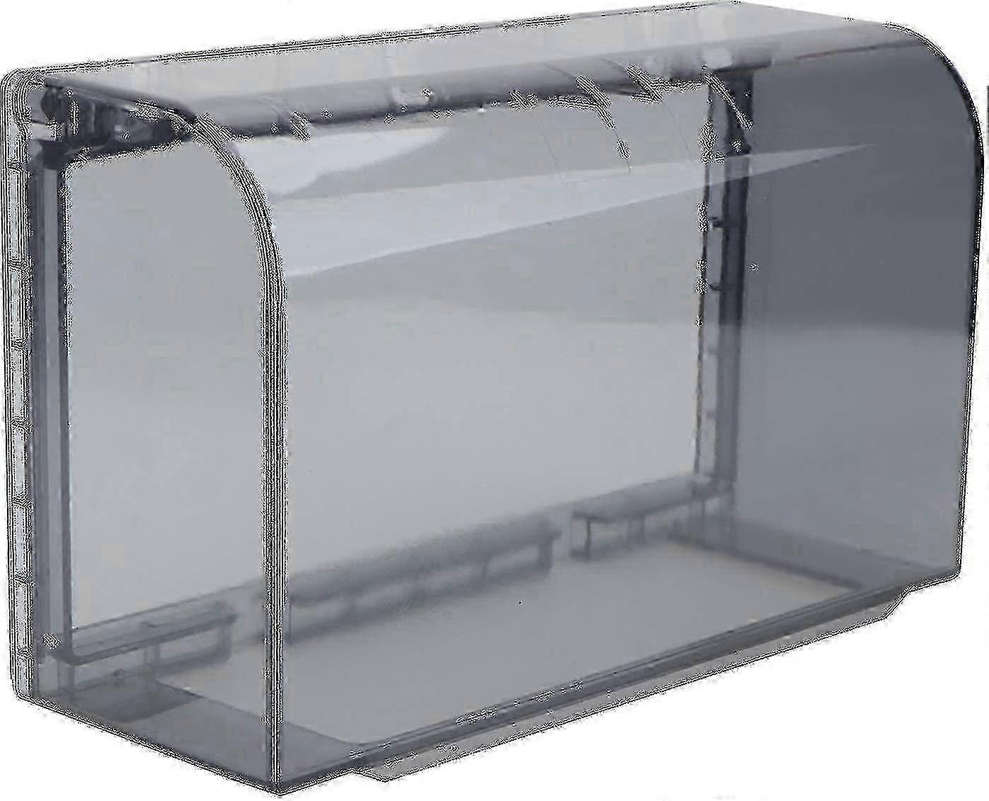 Weather-Resistant Black Outdoor Plug & Socket Cover - 2 Speed