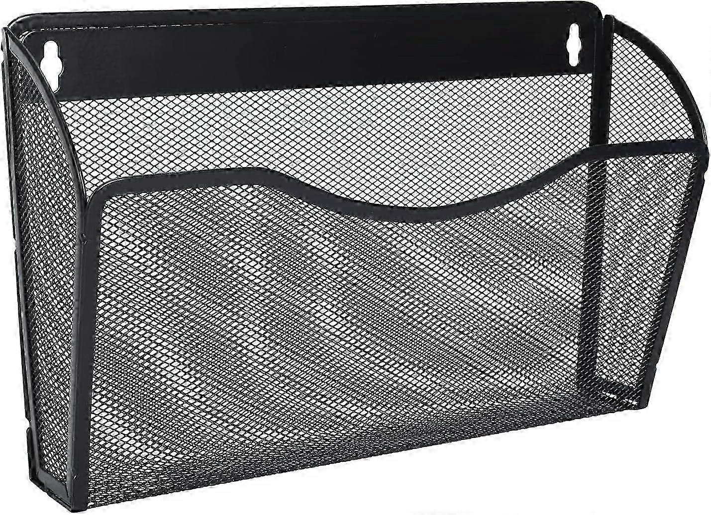 Hanging wall file holder A4 pocket landscape mesh