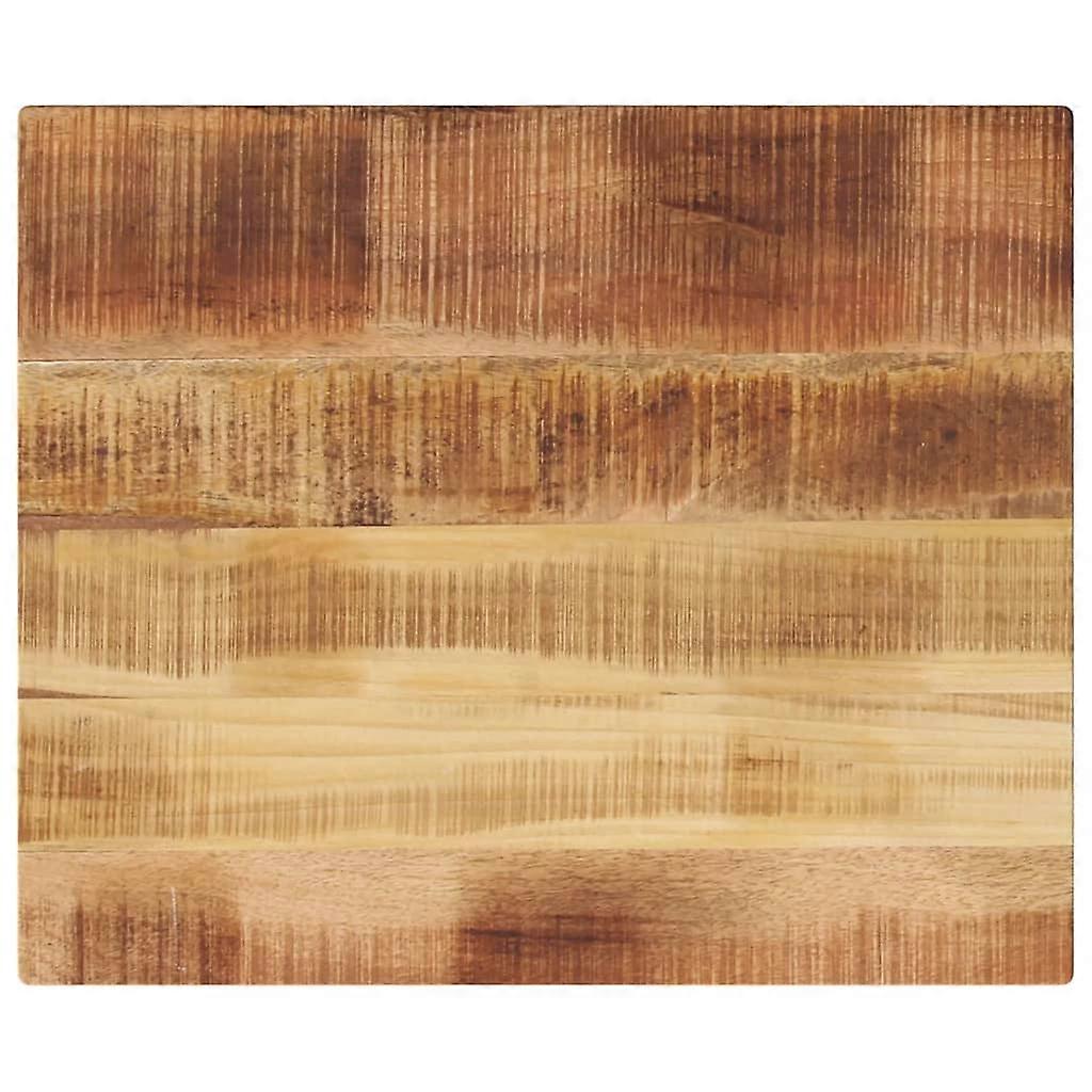 Table top 60x50x2.5 cm Rectangular Rough solid wood Mango