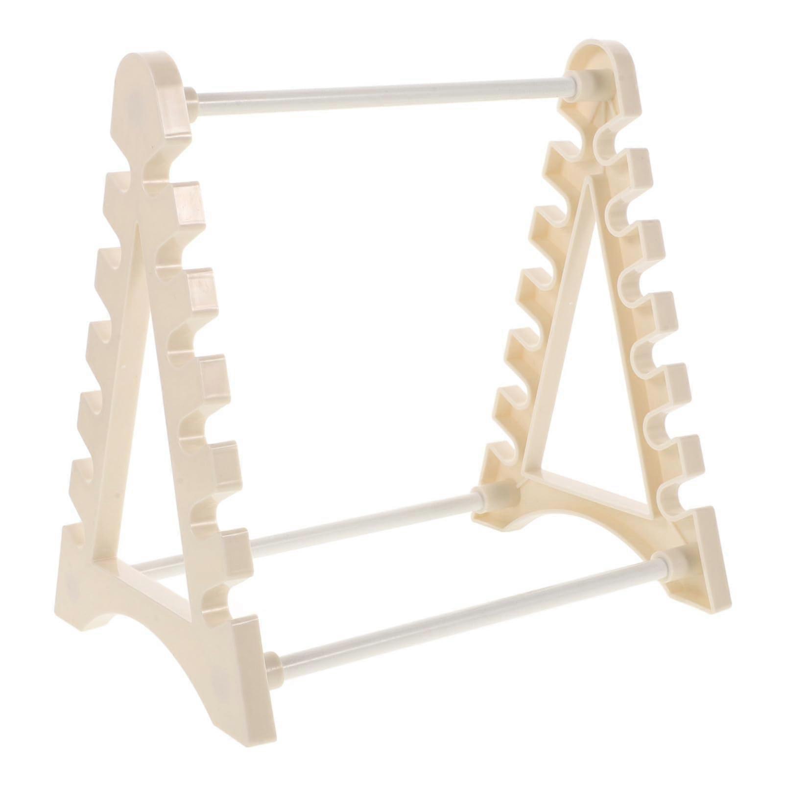 Portable Laboratory Pipette Storage Rack White PP Plastic Stand Double Sided Holder Pipette Organizer Space Saving