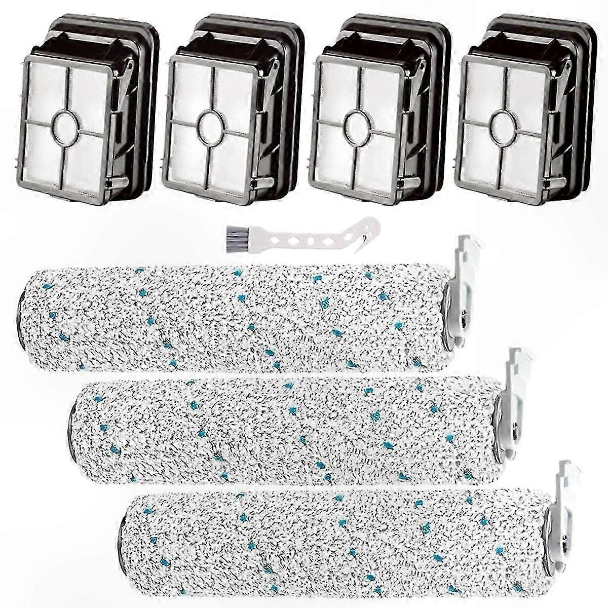 CrossWave Cordless Max Replacement Kit for 2787 2554A 25542 25548 with Multi Brush Rolls and HEPA Filters