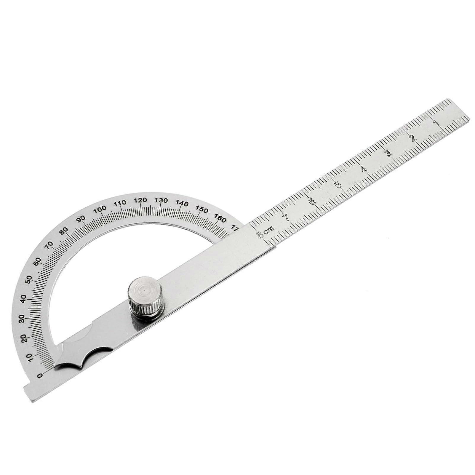 Stainless Steel Twoarm Angle Protractor With Adjustable Scale, Locking Mechanism, Engineer Angle Ruler