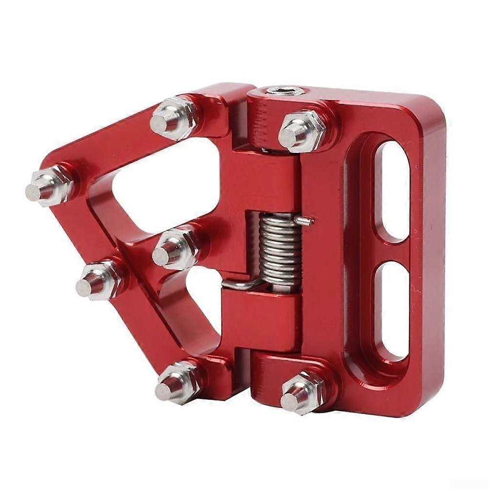 Motorcycle Accessory CNC Folding Rear Brake Pedal Tip Red Designed For  Safety And Reliability