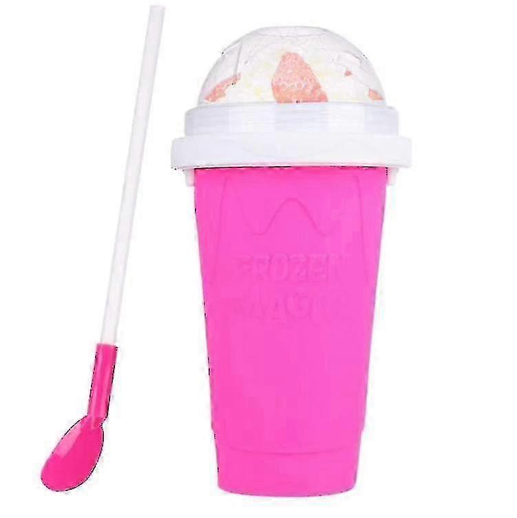 25-26 Smoothies Cup Eco-friendly Double Layer Silicone Slushy Ice Cream Maker For Home