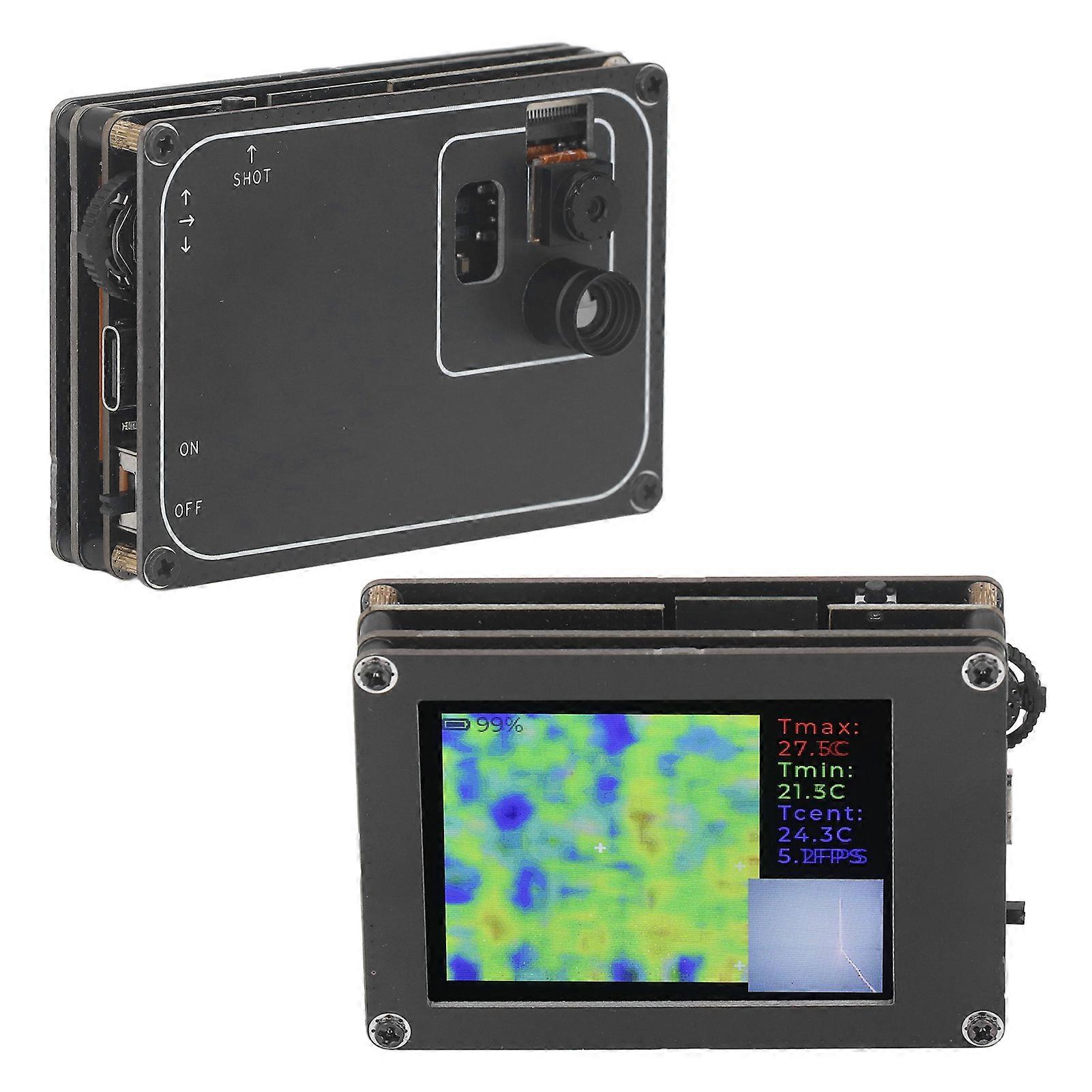 2.4in TFT Infrared Thermal Imager Multi Mode Thermal Imaging Camera with LED Light for Electrical Equipment Maintenance 