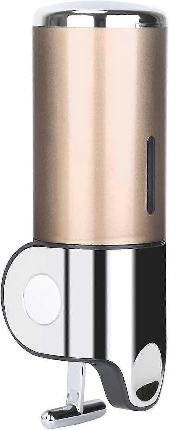 Nástěnný dávkovač tekutého mýdla 500 ml Dávkovač tekutého mýdla Rodinný dávkovač šamponu (černý)