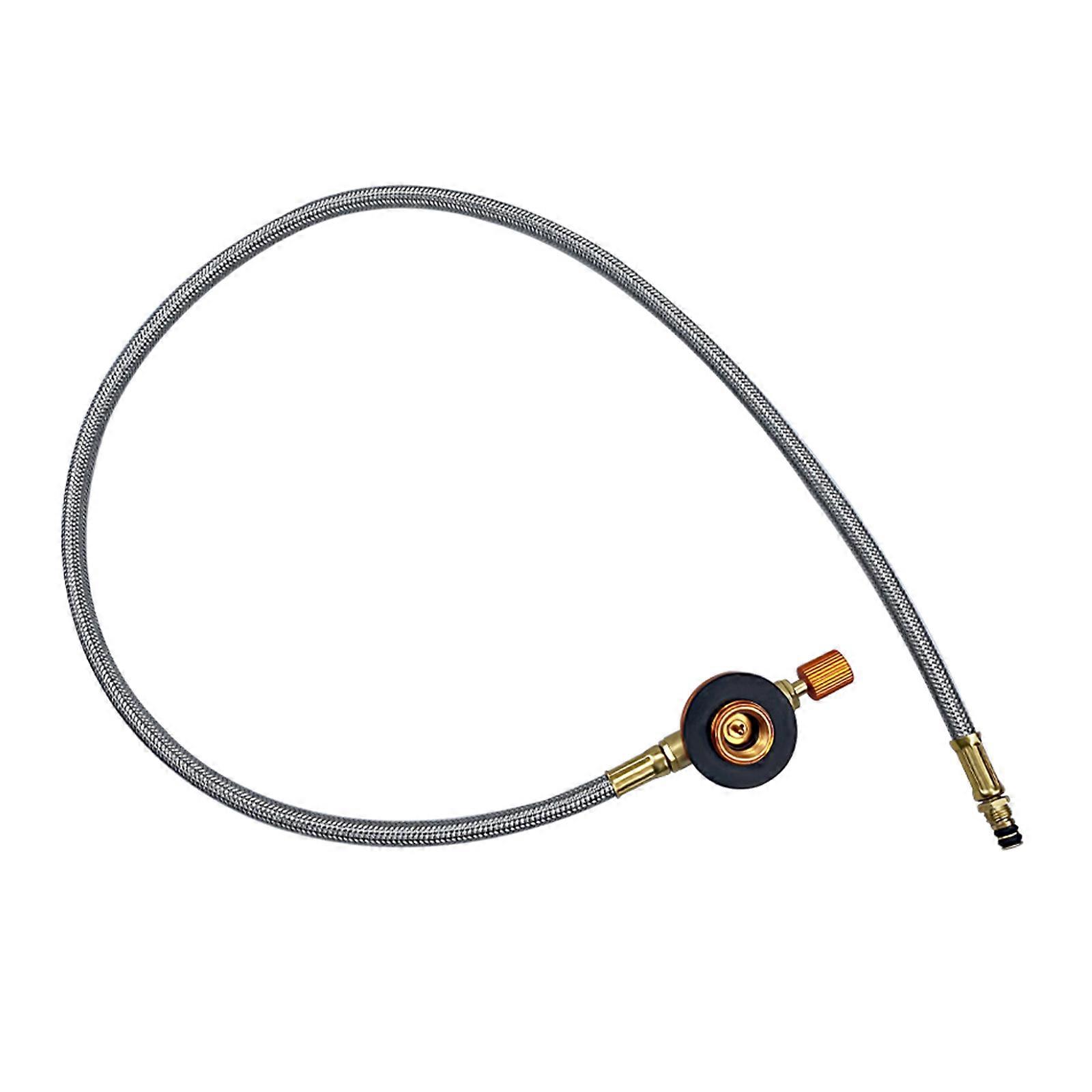 Gas Extension Hose Portable Gas Bottle Pipe Connector Replacement Extend Tube For Outdoor Cooking Easy to Install Multicolor