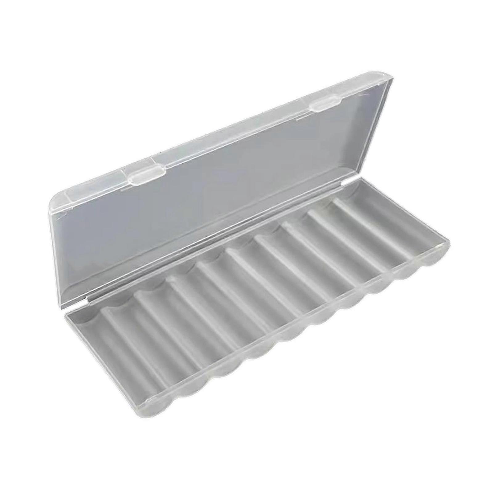 Practical Battery Organizers Case Heat Resistant Design Plastic Texture Suitable for Safe Storage Rechargeable Batteries Multicolor
