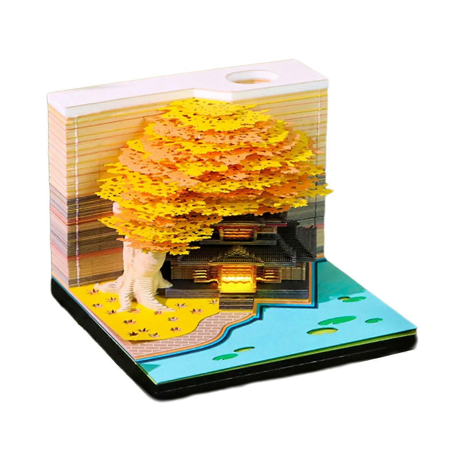 Twenty twenty six Blossomy Themed Weekly Scheduler 3D Burst Up Flower Art Note Notebook Integrated Light Special Tear Resistant Paper Desk Essential 