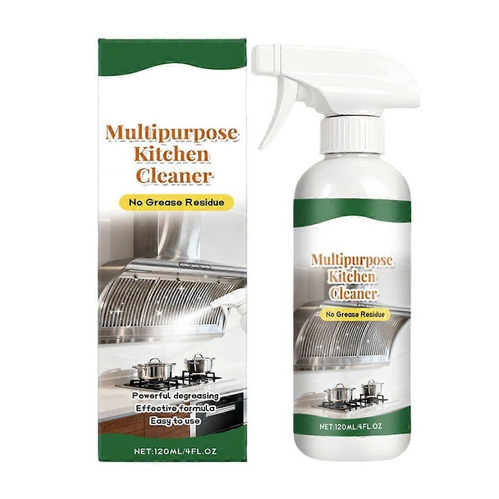 Powerful 120ml Kitchen Grease Cleaner Spray Effectively Dissolves Stubborn Stains For All Surfaces