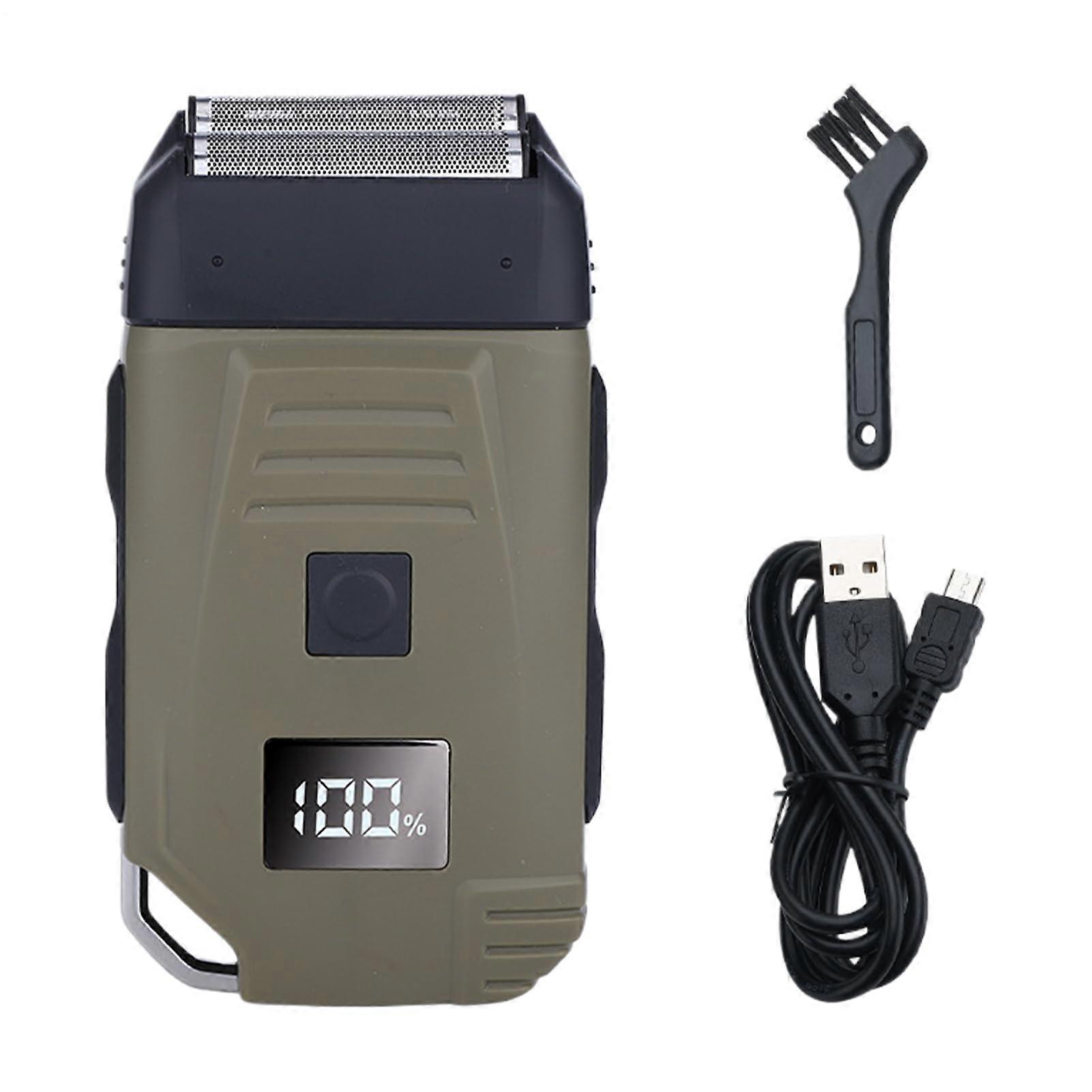 Set Electric Rechargeable Hair Cutting Razor For Men Wireless Beard Care Kit With Scissors And Protection Net