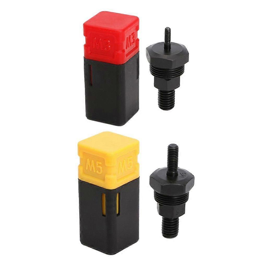 2x Rivet Nut Gun Mandrel Nose Piece Riveter Tip Spare Part Hand Tools