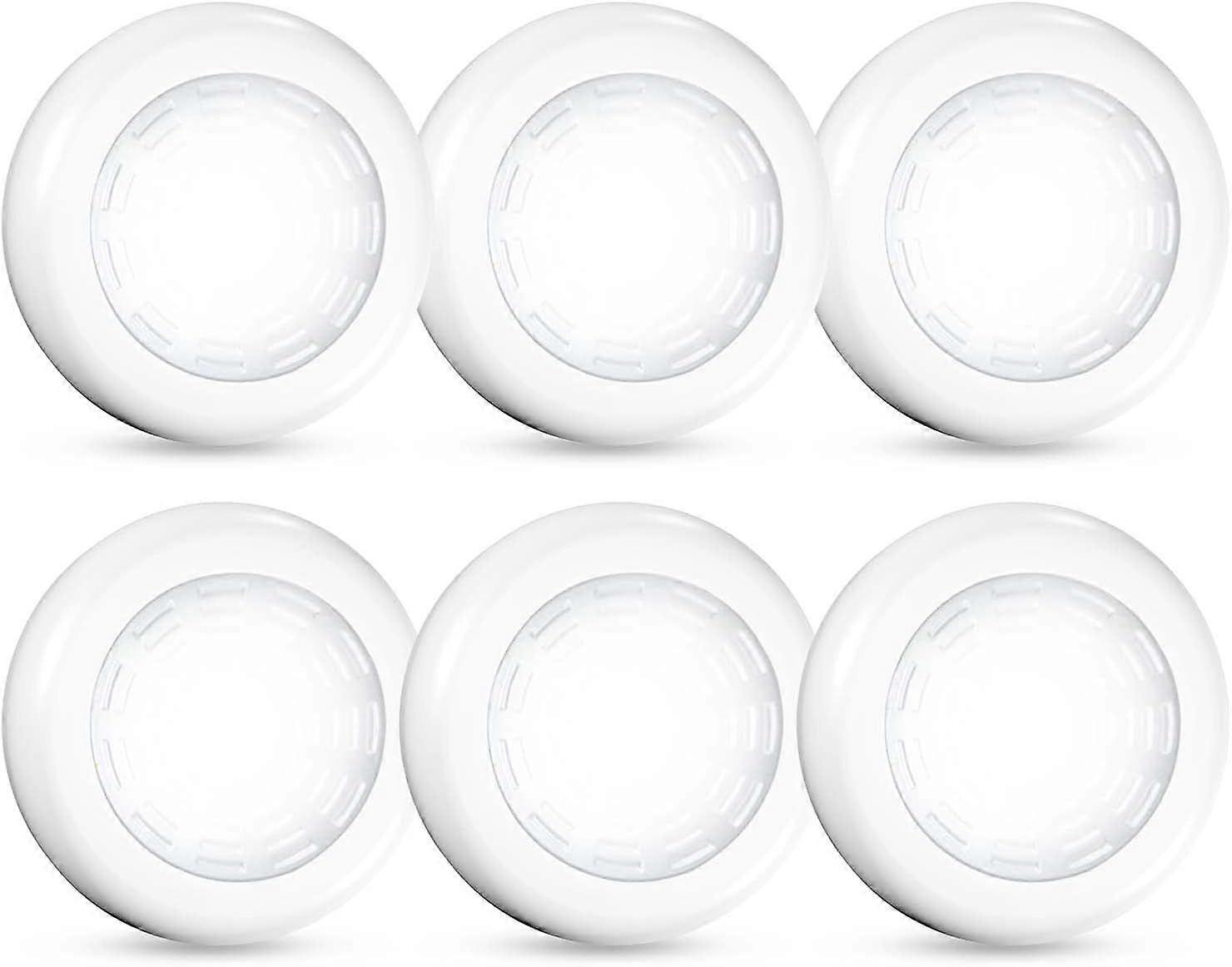 Tap Light Push Lights, 6 Pack Portable Bright LED Puck Light Touch Light Night