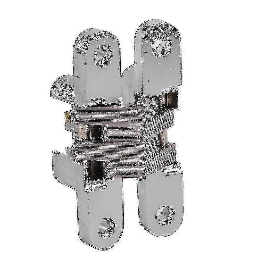 Zinc Alloy Hidden Hinge Invisible Folding Door Concealed Cross Hidden Hinges (94mm)-HL 2025