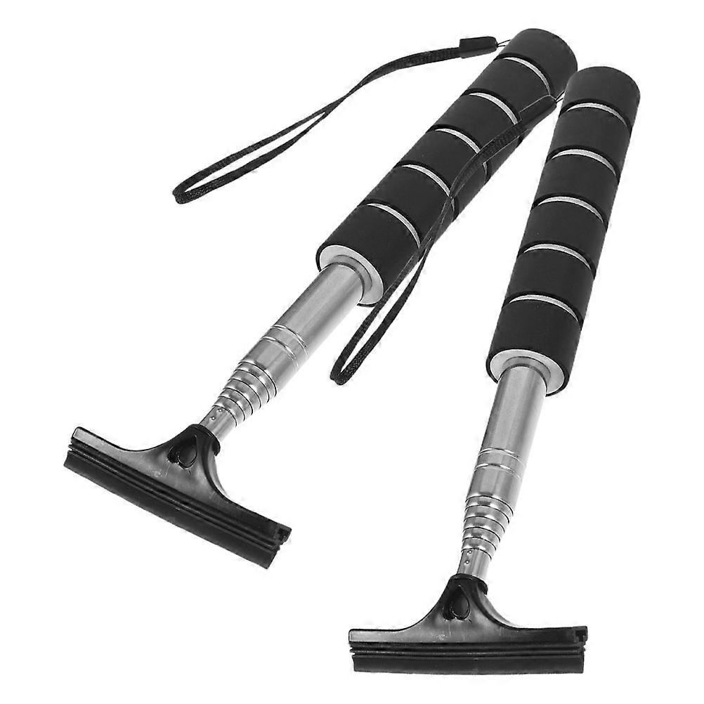 Car Side Mirror Wiper for Cleaning with 2Pcs Retractable Squeegee