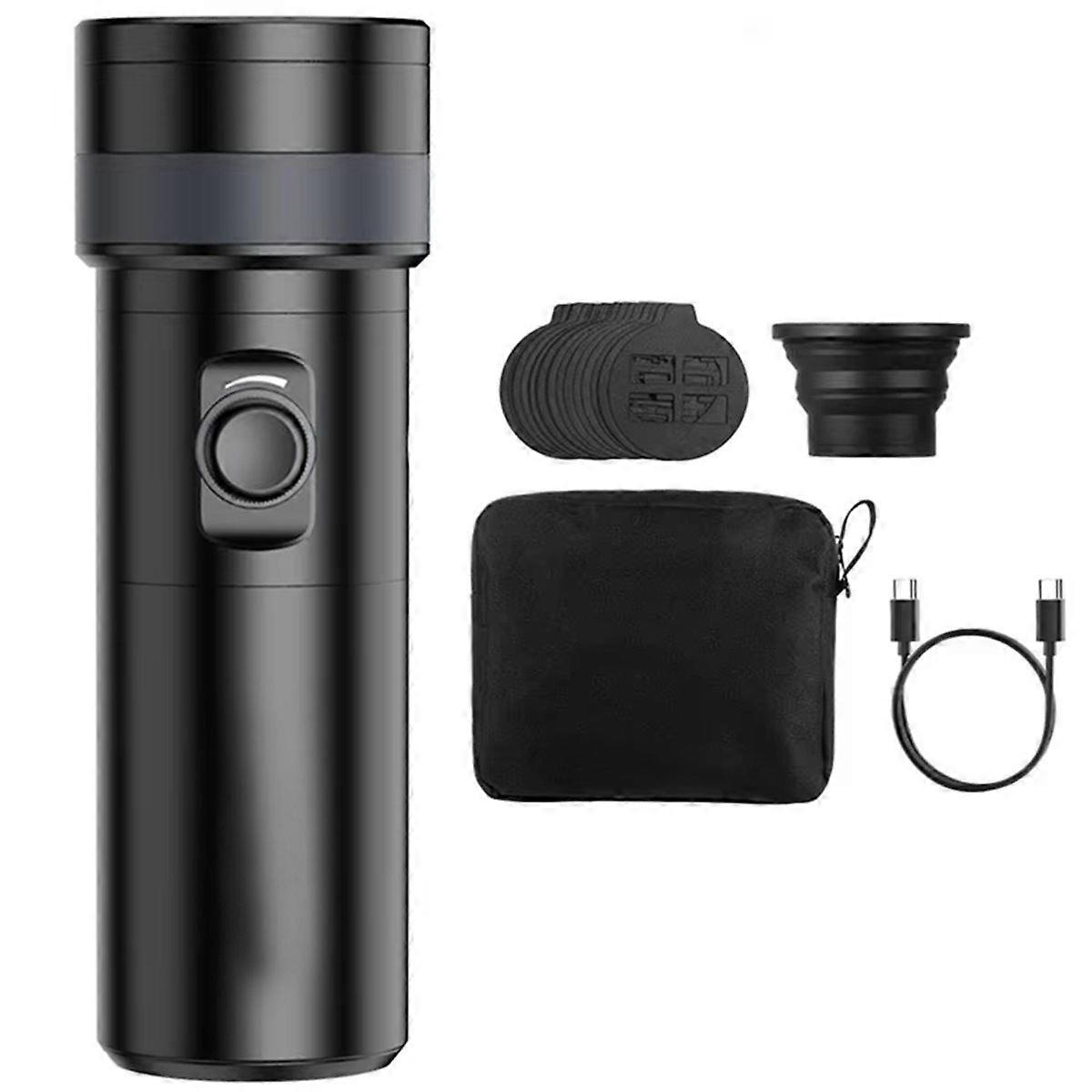 LM01 RGB LED Flashlight 7500mAh 4 Color Ambient Light with 20 Filters Projection Lighting for Video