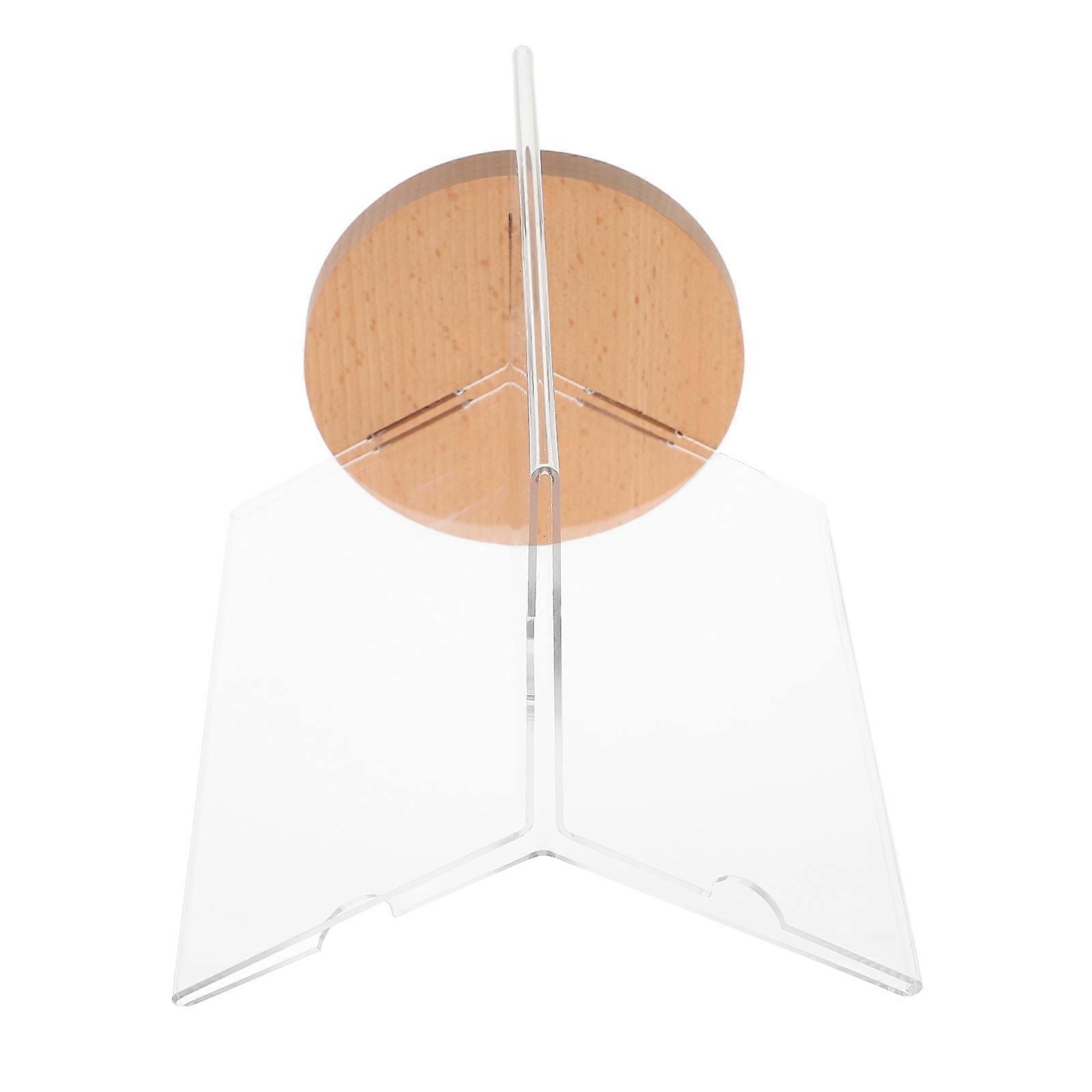 Six-Side Rotary Menu Stand with Base for Multi-Side Menu Display