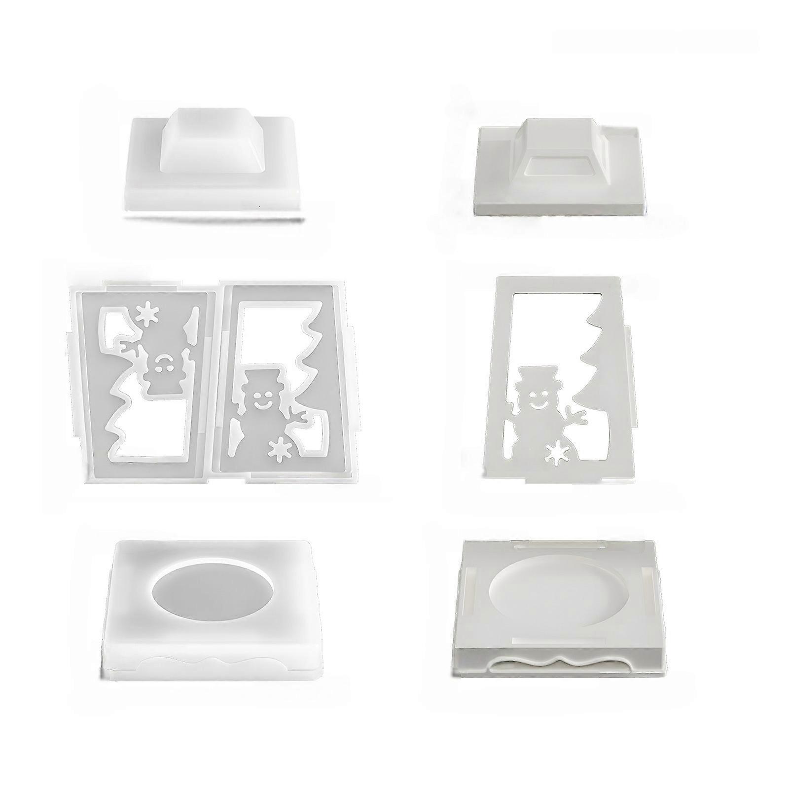 Durable Silicone Lanternbeam Candle Shape With Detachable Snowflake Design For Individualized made made made Holiday Creations Multicolor