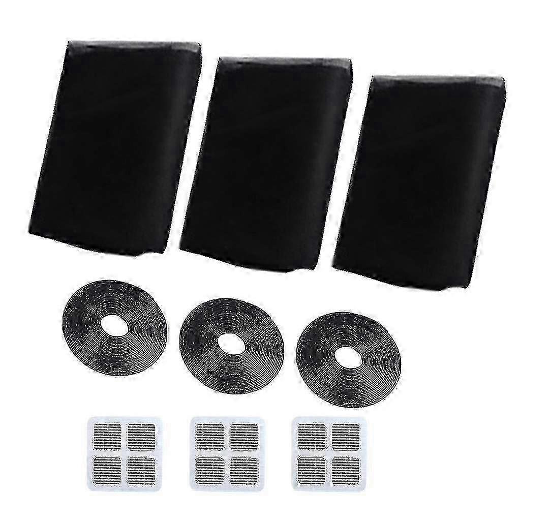 Window Mosquito Nets, Mosquito Netting, 3 Pieces 150cm X 200cm Window Insect Protection Mosquito Net For Window, Mosquito Protection Kit (bl