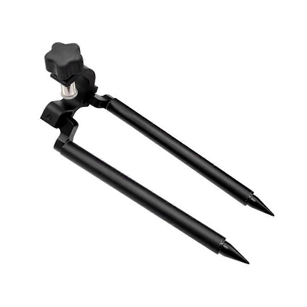 Mini Prism Pole Survey Bipod for GNSS GPS Black Compatible with 30cm & 60cm Poles
