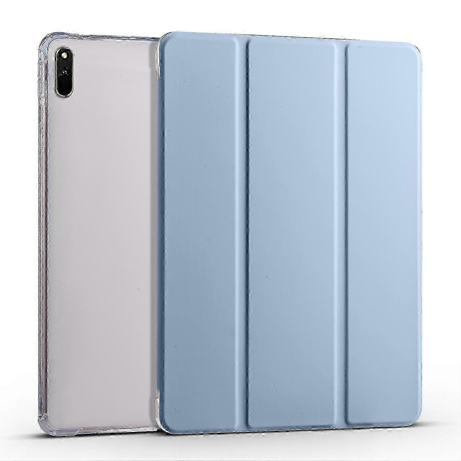 For Huawei MatePad 11 2021 3-folding Transparent TPU Smart Leather Tablet Case 2025