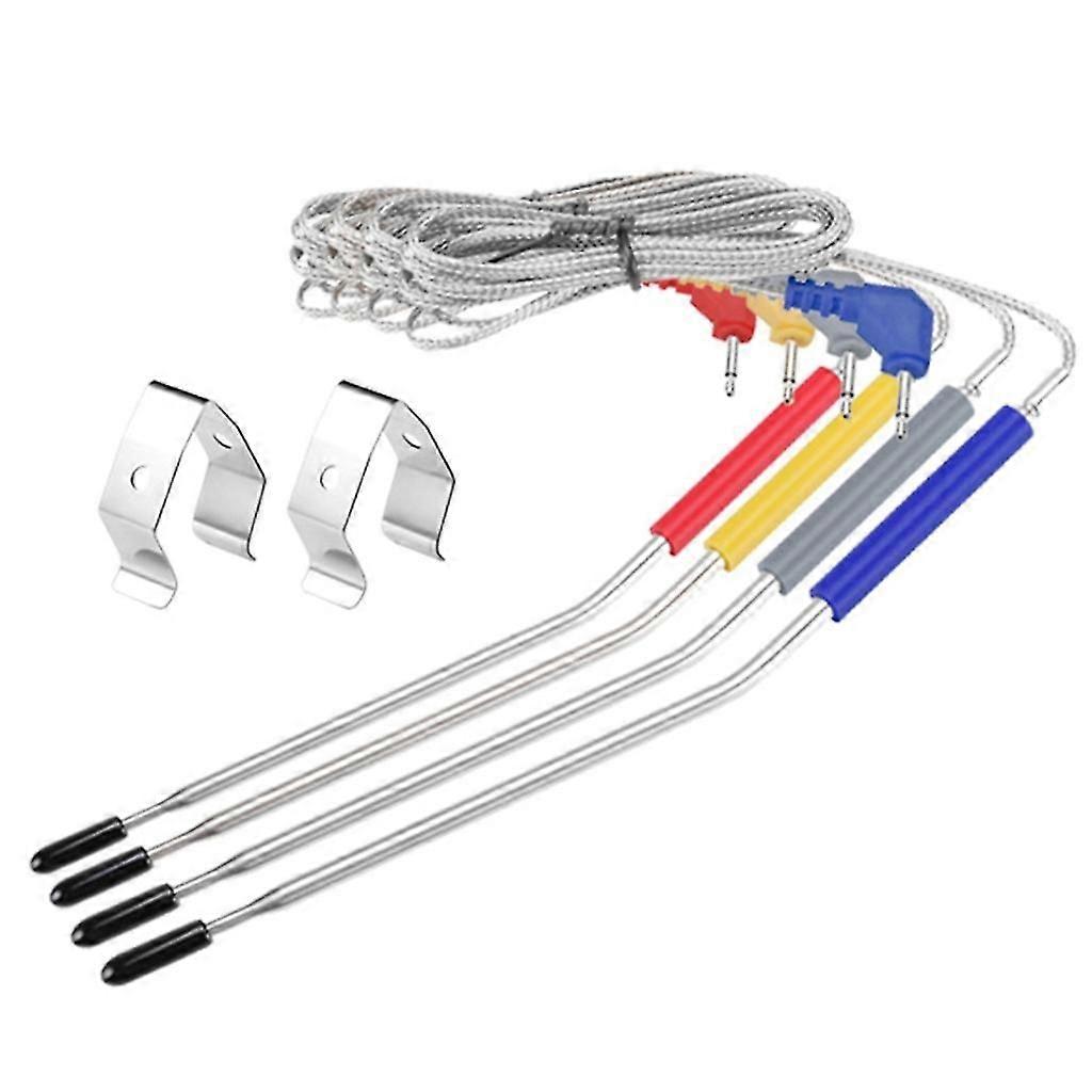 Temperature Probe Sensor with Probe Holder Clip for Chef Pellet Grill BBQ