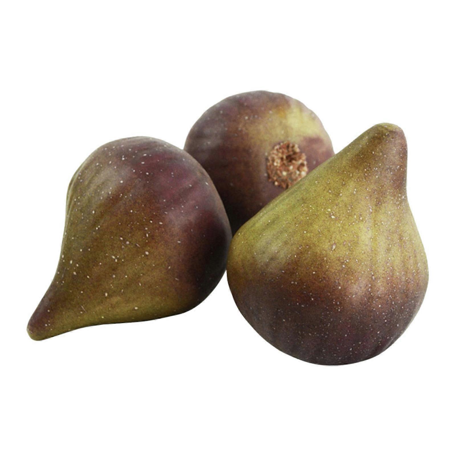 Simulation Fruit Decoration Plastic Fruit Decorations for Fruit Store Display Multi Color 3Pcs