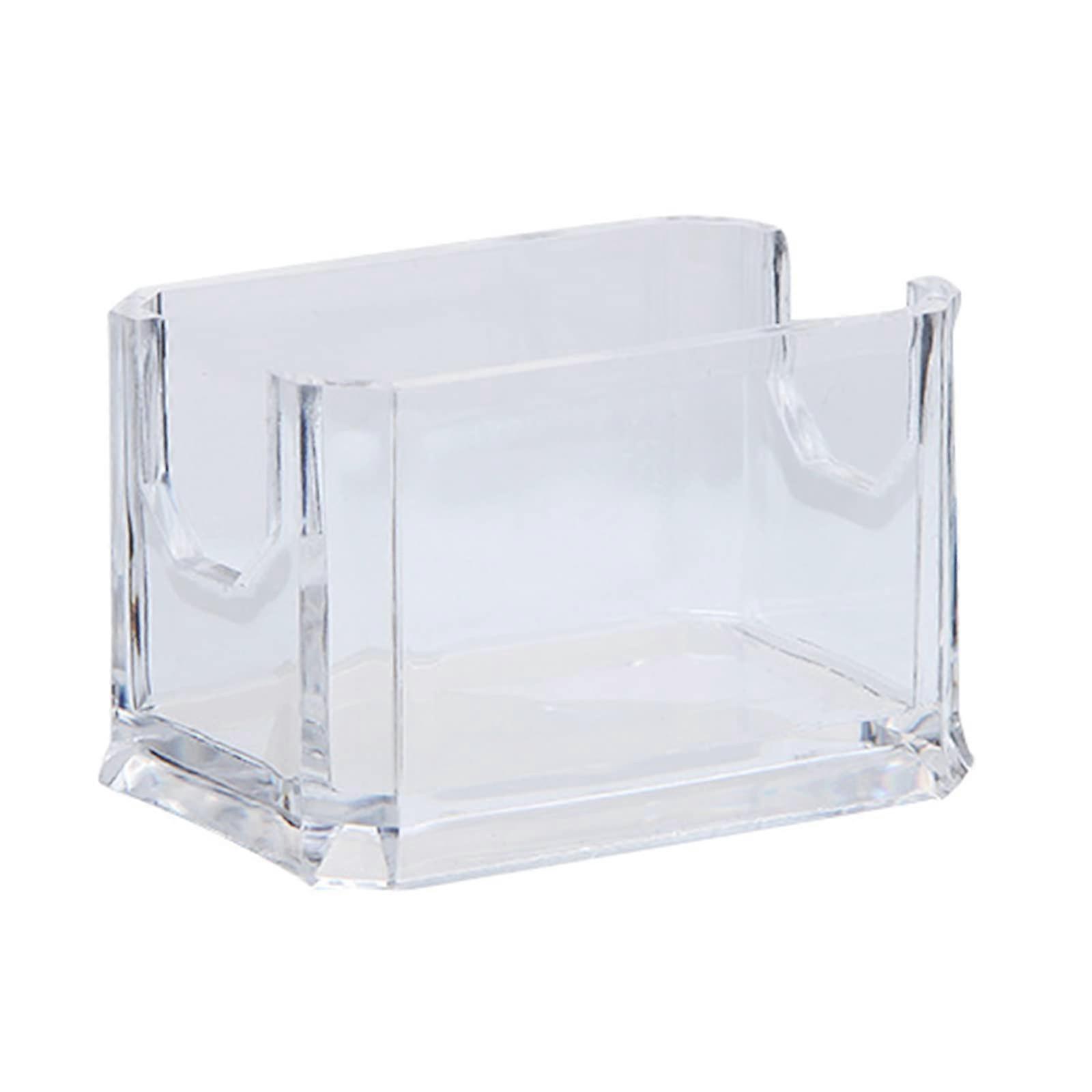 Acrylic Storage Organizer Waterproof Transparent Tea Bag and Sugar Packet Box for Countertop