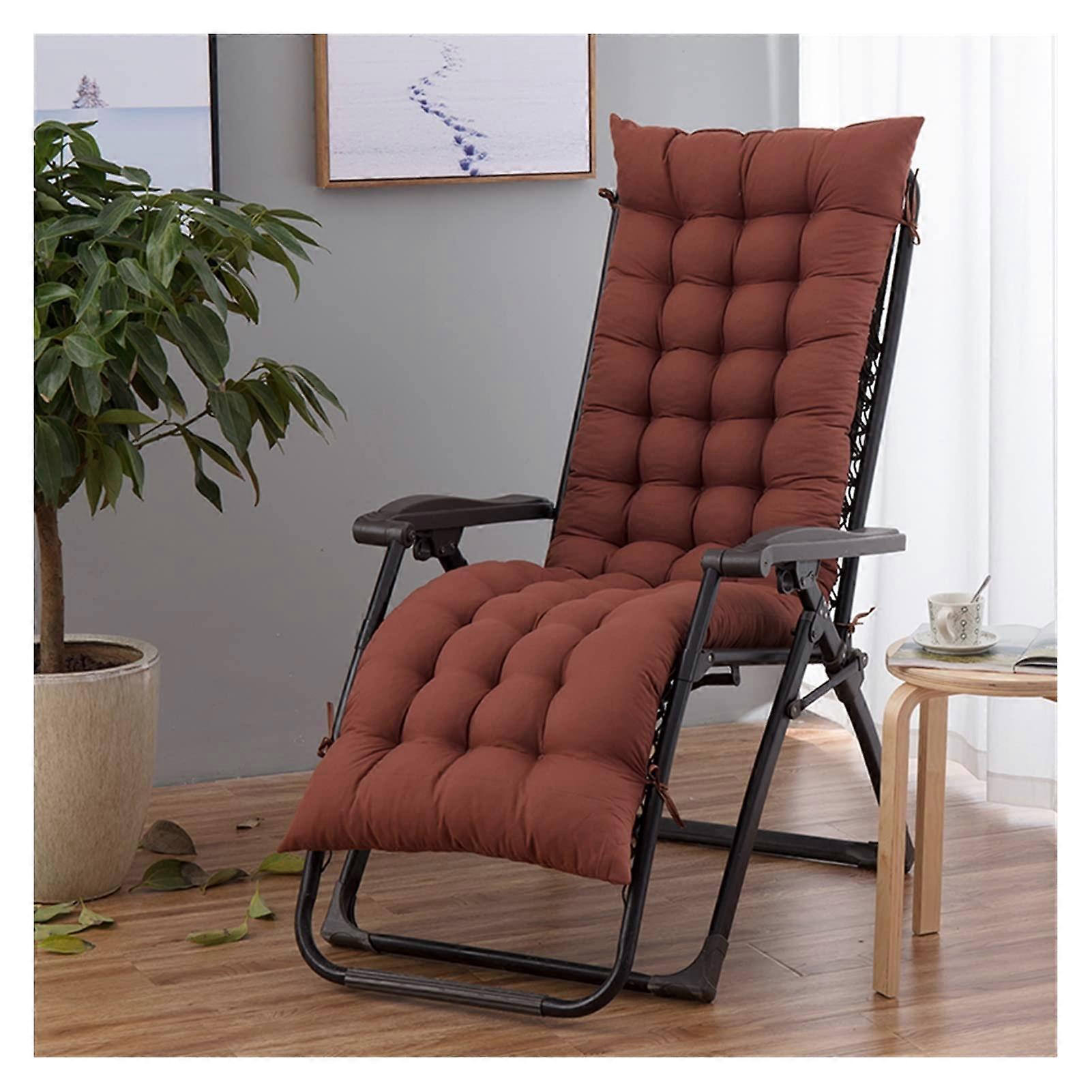 Memory Foam Sun Lounger Cushion Pad For Rocking Chair, Non Slip, Backrest Ties, 52x170cm Style 19