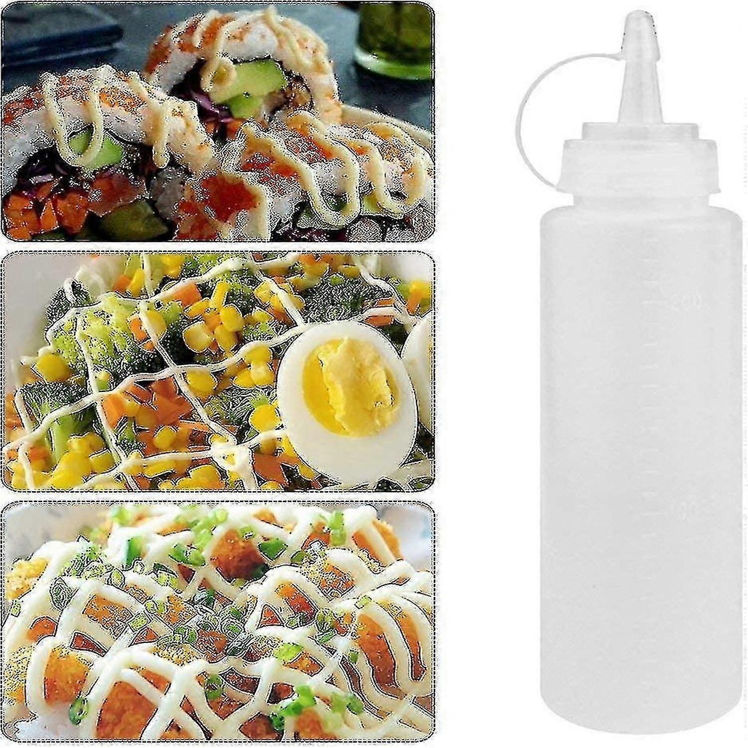 Pe Thickened Squeeze Sauce Bottles Spice Bottles Spiked Bottles Jam Bottles