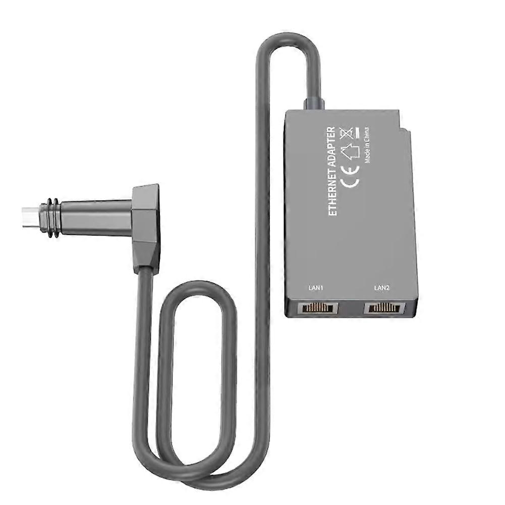 Ethernet Adapter for Starlink Gen2 Wired External Network Dual Port Ethernet Adapter Up to 1 Gbps High Speed Network