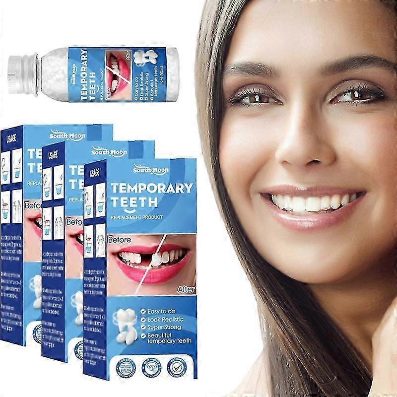3Pcs Temporary Tooth Repair Kit Teeth & Gaps FalseTeeth Solid Glue Denture Adhesive