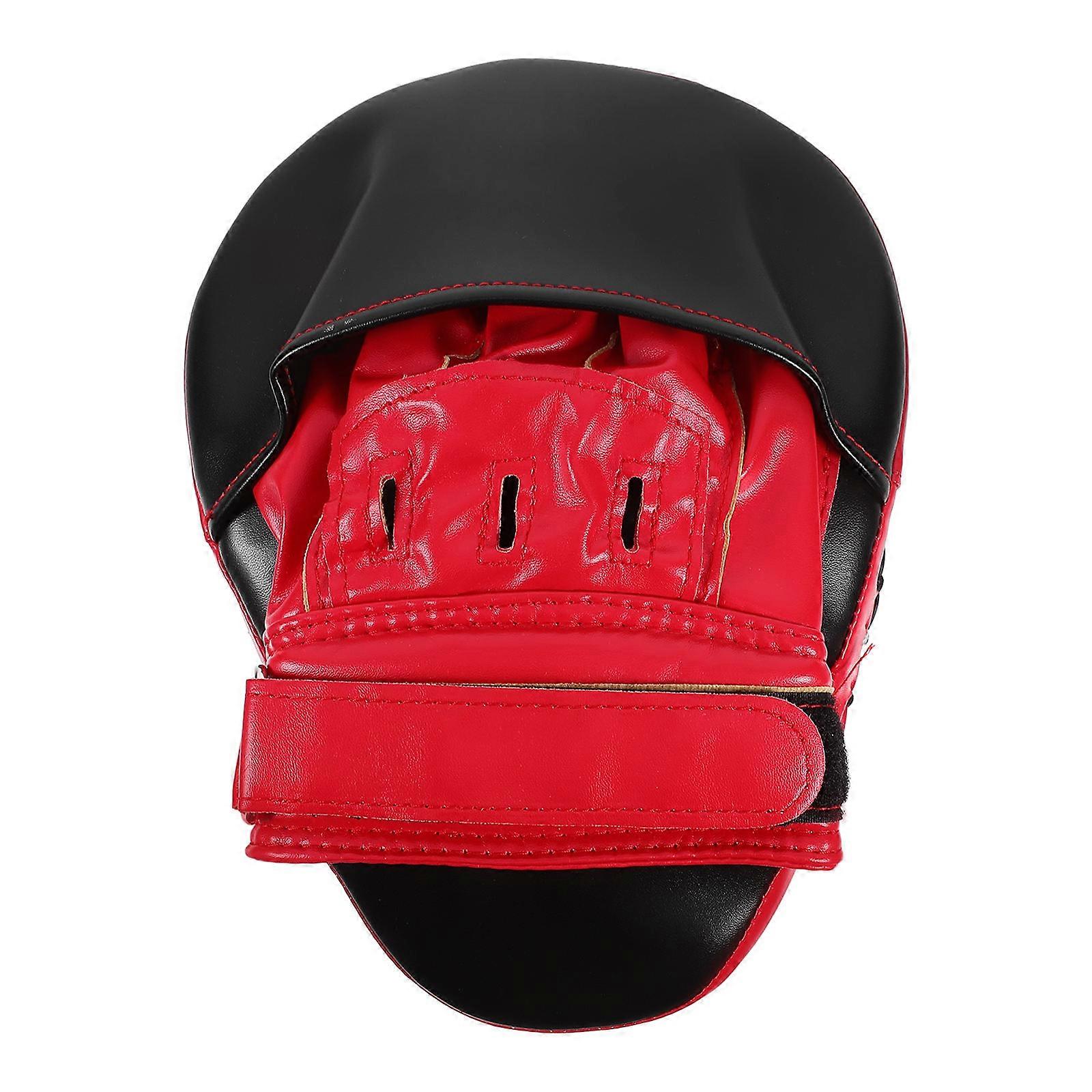 Boxing Training Gloves Punch Mitts for Karate Practice 2Pcs Red Gloves