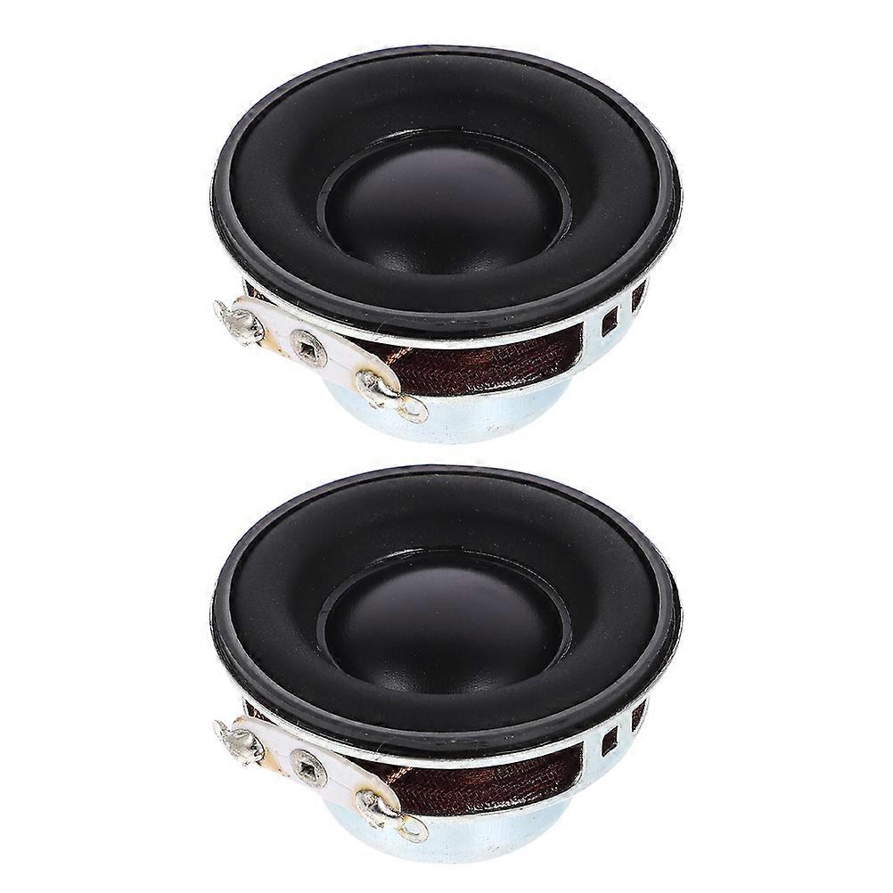 2Pcs Low Frequency Speaker Bass Unit for Desktop Audio Full Range Rubber Edge