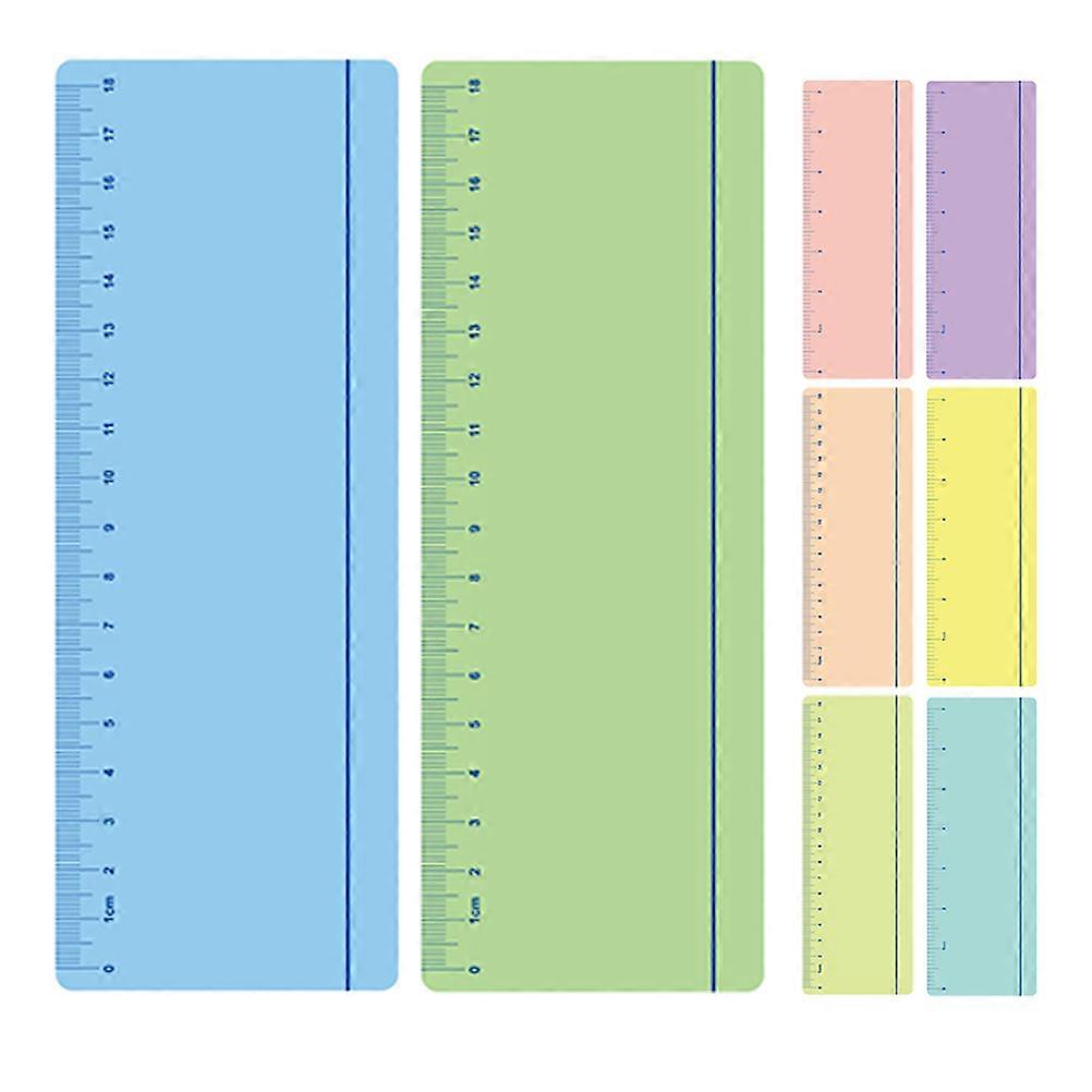 Guided Reading Ruler Reading Tracking Tools with 8Pcs Highlight Strips for Kids