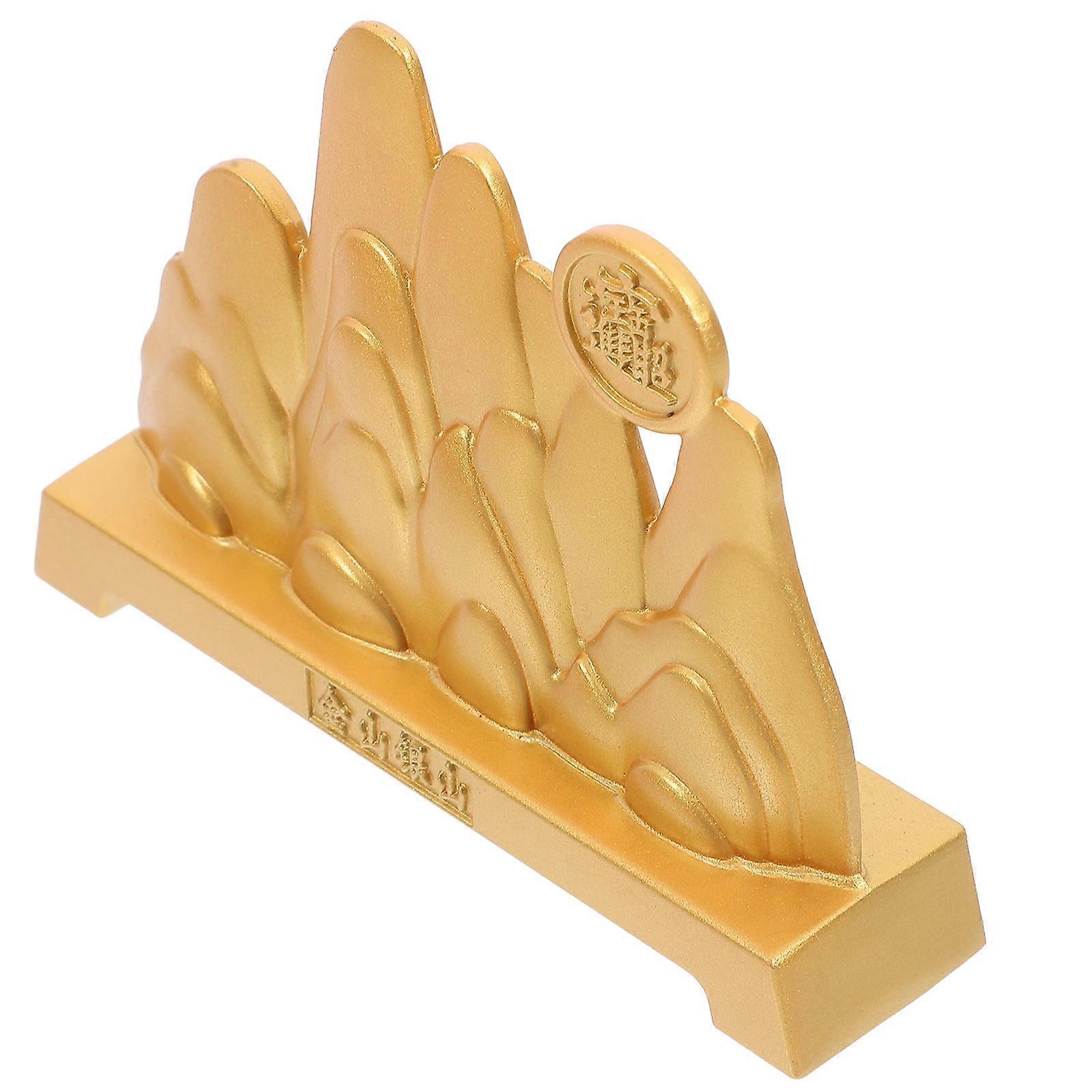 Ornament Iron Alloy Desktop Statue for Decor