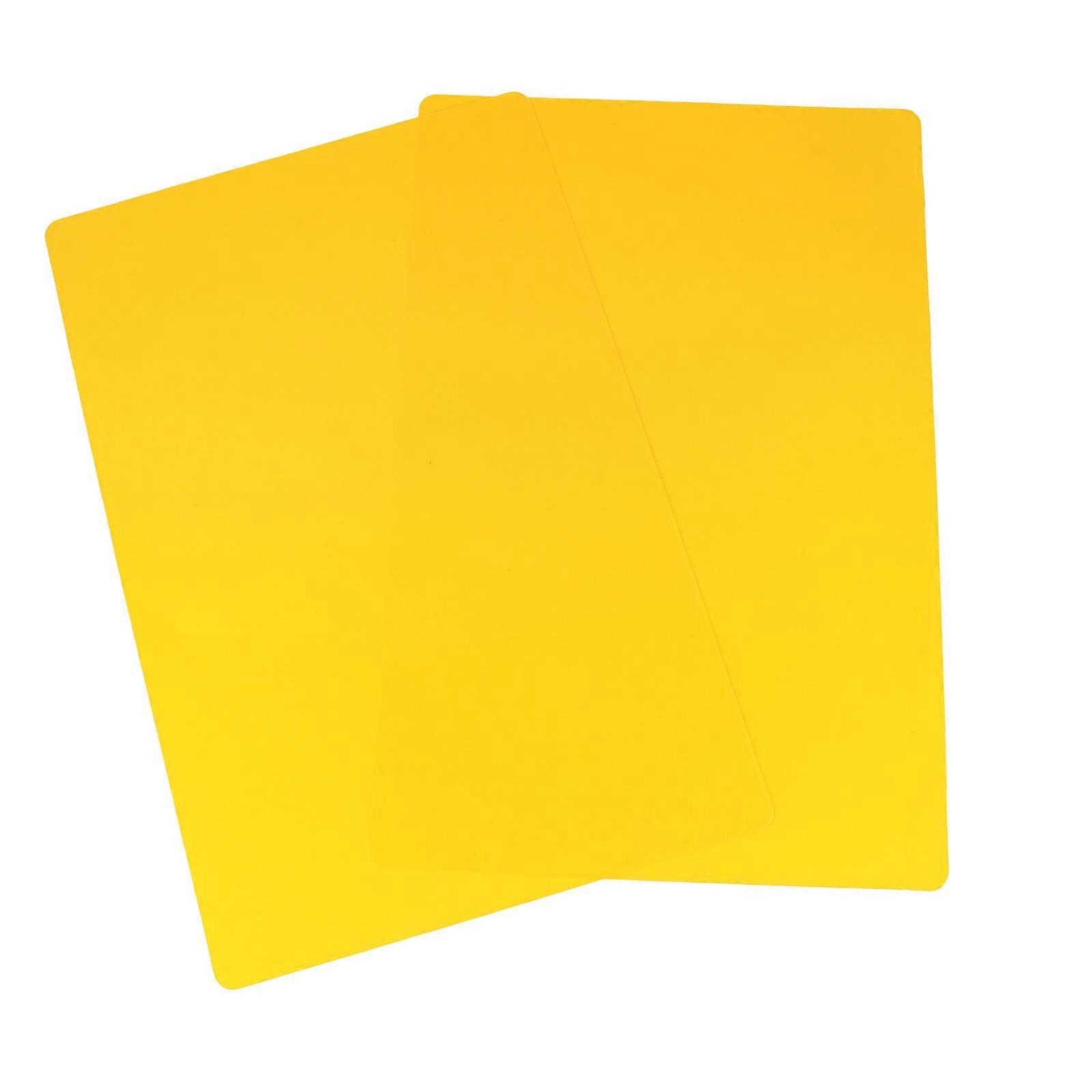 Yellow Non-Slip Writing Pad Set for Home Use with PP Material and Smooth Surface 5 Pcs
