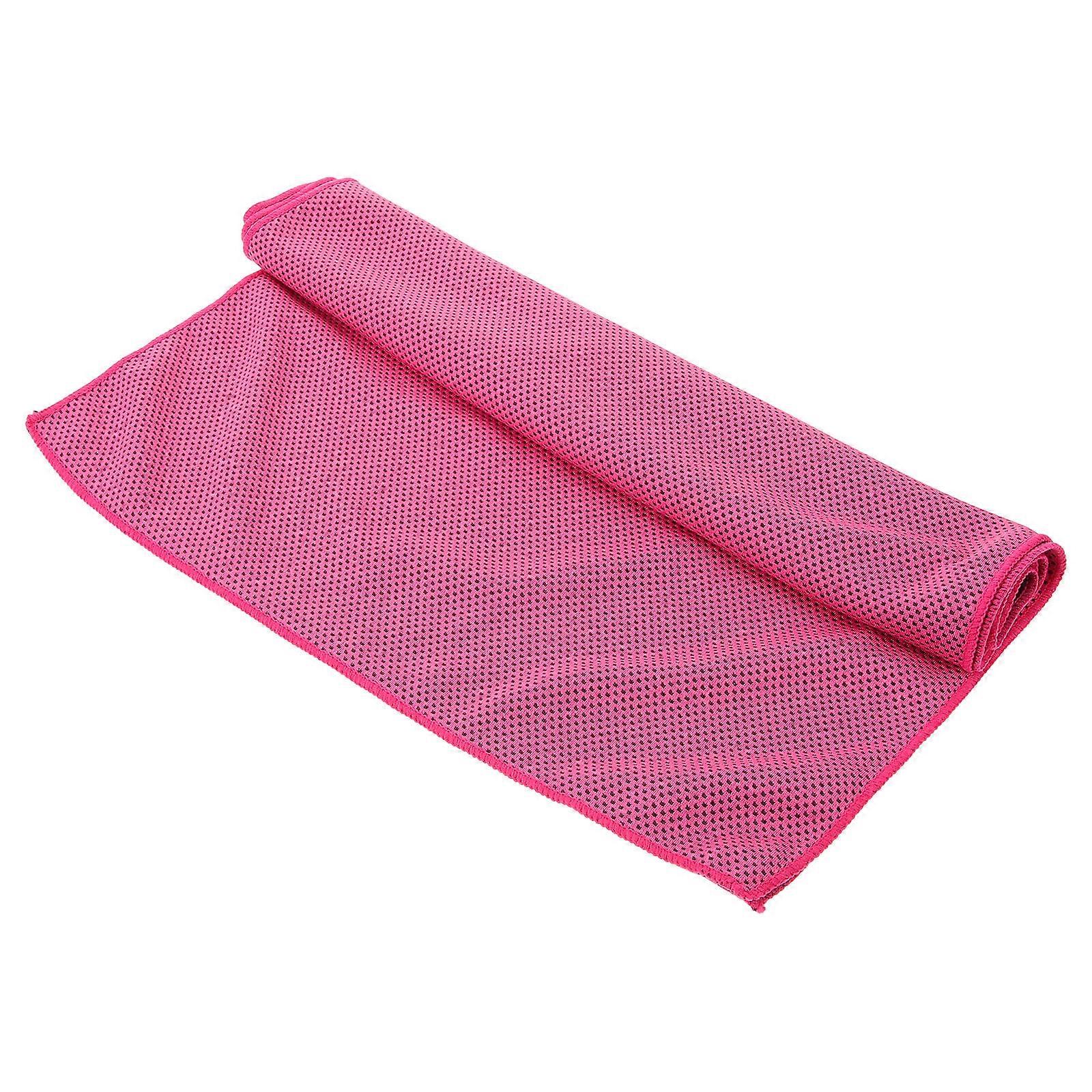 Quick Dry Bath Towels Microfiber Towel for Cleaning Use Rose Red