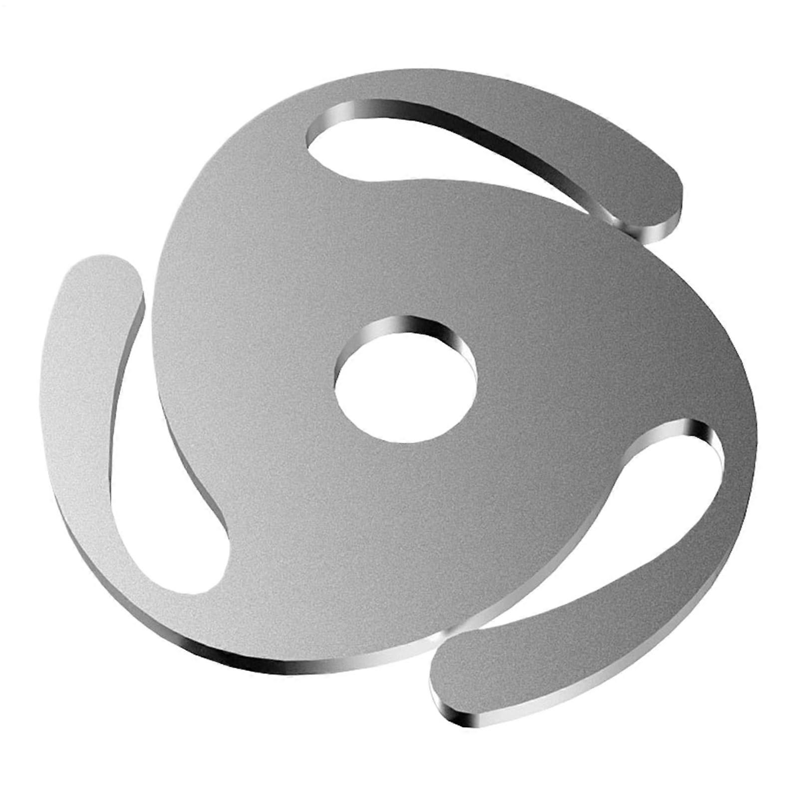 45 RPM Adapter Aluminum Lightweight Insert Solid Record Adapter For DJ Cafe Music Lover Enthusiast Indoor Silver