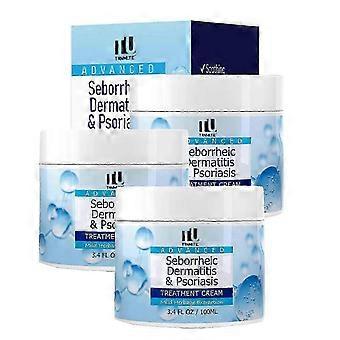 3X Seborroiskt Dermatit Kräm, Hårbottenbehandling för Psoriasis, Follikulit, Torr och Kliande Hårbotten
