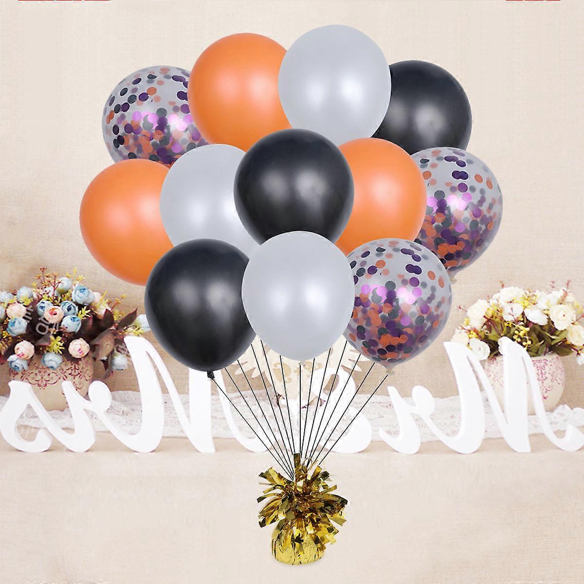 Balloon Holders for Balloon Use with 12Pcs Assorted Blocks