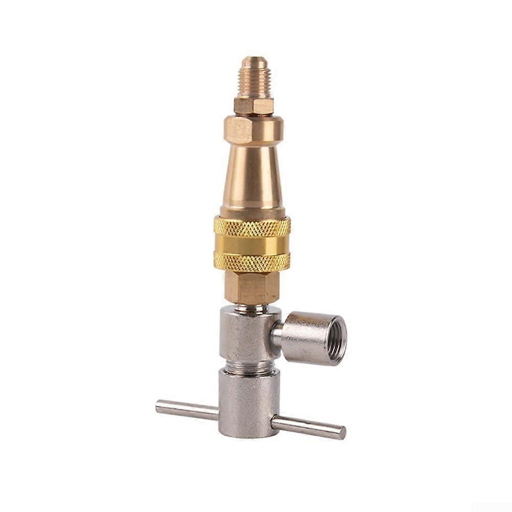 1/4 Inch Brass Refrigerator Quick Connector LeakProof Tool Installation for Fridge and Freezer