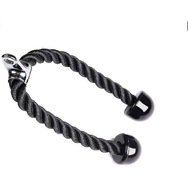 Triceps Rope Rope Nylon Double Handle For Workout(1 Piece,black